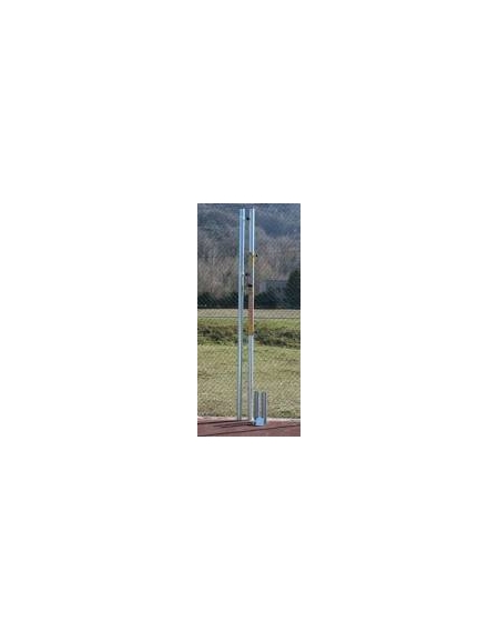Impianto pallavolo in acciaio zincato mm.70 con bussole