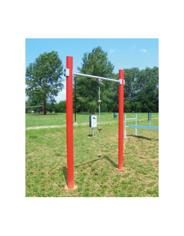 Corda di risalita fitness in acciaio zincato e verniciato. Attrezzo i muscoli rafforzare per cintura addominale e schiena