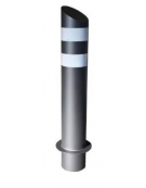 Dissuasore in acciaio inox realizzato in tubolare - da inghisare - cm Ø15x140h