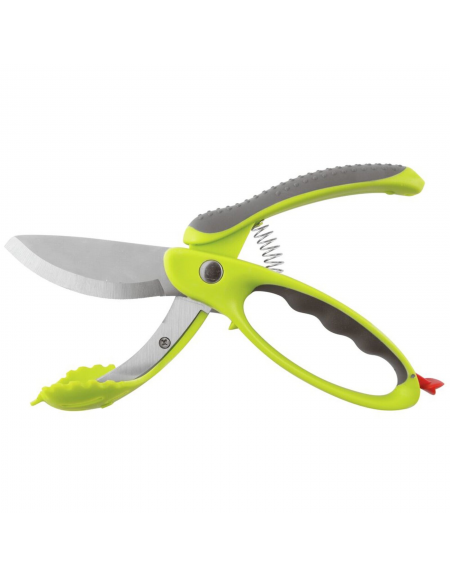 Forbice per insalata, lame in acciaio inox e manicatura in polipropilene - lunghezza cm 22