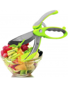 Forbice per insalata, lame in acciaio inox e manicatura in polipropilene - lunghezza cm 22