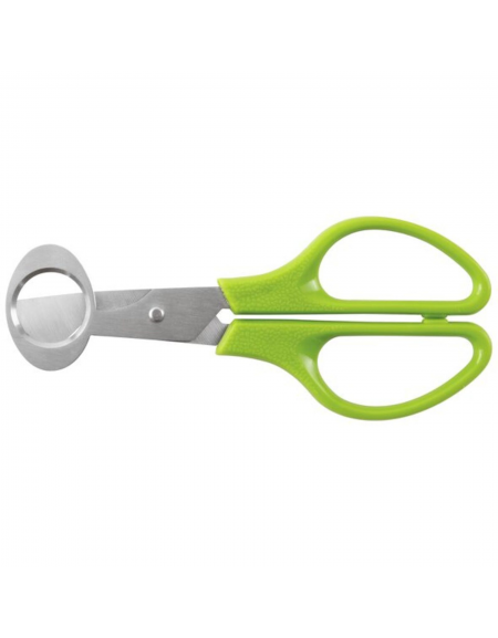 Forbice per uova di quaglia, lame in acciaio inox e manicatura in polipropilene - lunghezza cm 14