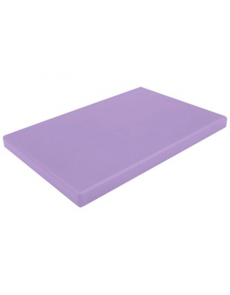 Tagliere rettangolare in polietilene HDPE colore viola - cm 60x40x2h