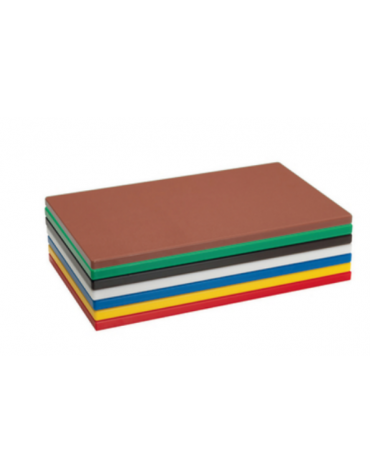 Tagliere rettangolare in polietilene HDPE colore viola - cm 60x40x2h