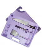 Set valigetta utensili sicurezza allergeni con tagliere in polipropilene - cm 58x41x10h
