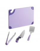 Set valigetta utensili sicurezza allergeni con tagliere in polipropilene - cm 58x41x10h