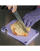 Set valigetta utensili sicurezza allergeni con tagliere in polipropilene - cm 58x41x10h