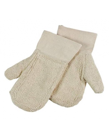 Guanti da forno in cotone - tenuta 200°C - cm 34x16