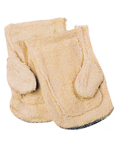 Guanti da forno in cotone - tenuta 200°C - cm 26x14,5