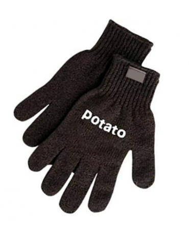 Guanti scrub pulisci patate in cotone - taglia unica