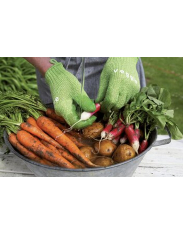 Guanti scrub pulisci verdure in cotone - taglia unica