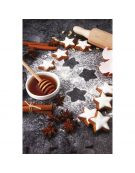 Set tagliapasta a forma stella in acciaio inox, 6 pezzi - altezza cm 3