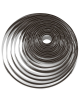 Set tagliapasta ad anello in acciaio inox, 20 pezzi - altezza cm 2,5