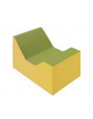 DISEQUILIBRIO 4 MORBIDO PER BAMBINI - IGNIFUGO IN CLASSE 1IM - cm 90x60x39/52h - CONFORME AI CAM