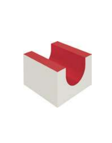 TANA MORBIDA PER BAMBINI - IGNIFUGA IN CLASSE 1IM - cm 60x60x13/39h - CONFORME AI CAM