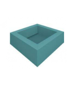 PISCINA QUADRATA MORBIDA PER BAMBINI - cm 180x180x52h - CONFORME AI CAM