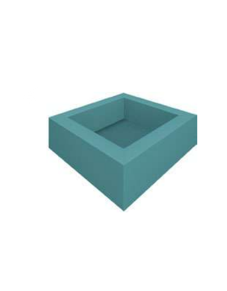 PISCINA QUADRATA MORBIDA PER BAMBINI - cm 180x180x52h - CONFORME AI CAM