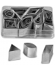 Set tagliapasta 42 sagome geometriche in acciaio inox