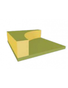 NIDO ORIGAMI MORBIDO PER BAMBINI - IGNIFUGO IN CLASSE 1IM  - MODULO CM 90x90x30h - CONFORME AI CAM