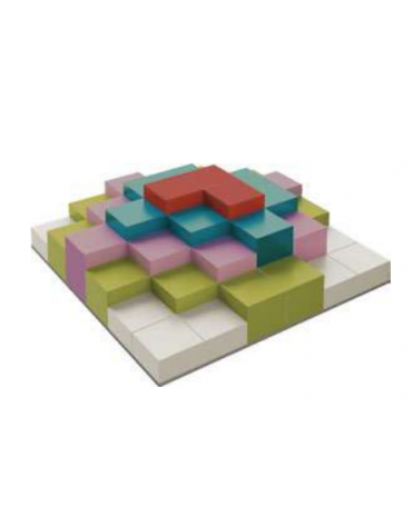 GIANT'S GRANDE MORBIDO PER BAMBINI - IGNIFUGO IN CLASSE 1IM - CM 180x180x14/24/34/44/54h - CONFORME AI CAM