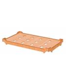 LETTINO IN LEGNO SENZA SPONDE - cm 123x63x11h - CONFORME AI CAM
