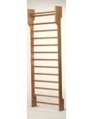 Spalliera svedese di legno faggio verniciato a 1 campata, Dimensioni cm 90x250h