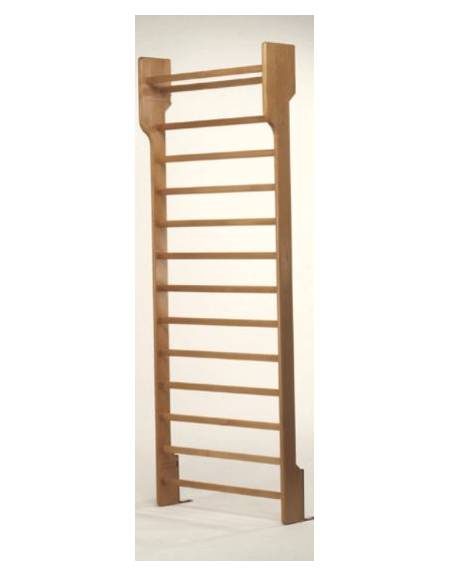 Spalliera svedese di legno faggio verniciato a 1 campata, Dimensioni cm 90x250h