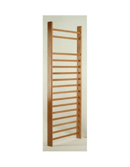 Spalliera svedese di legno a 1 campata a norme DIN, cm 90x260h