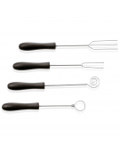 Set 4 forchettine pralineria in acciaio inox