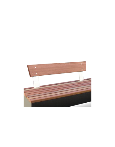 Panchina dal design elegante - struttura in acciaio zincato e verniciato, schienale cm 120 e seduta in legno di pino - cm L230