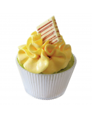 Bocchetta decorativa in acciaio inox unipezzo - diametro cm 3,2 - altezza cm 5,7