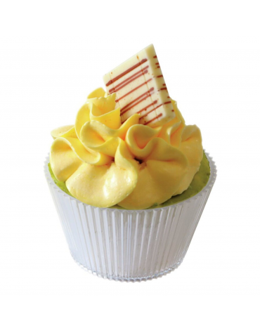 Bocchetta decorativa in acciaio inox unipezzo - diametro cm 3,2 - altezza cm 5,7