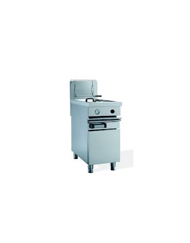FRIGGITRICE A GAS A VASCA PULITA DA 1 VASCA LT. 17 CM 40X90X112H