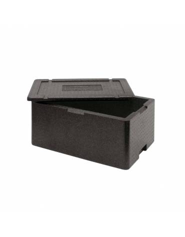 CONTENITORE ISOTERMICO IN POLIPROPILENE PER BACINELLE GASTRONORM GN 1/1 H MM 100 / 150 - DIMENSIONI ESTERNE CM 60X40X23H