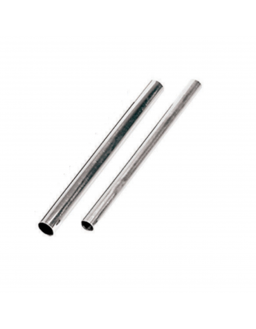 Set 10 stampi per cannoli in acciaio inox - diametro mm 20 e mm 25 - lunghezza mm 171