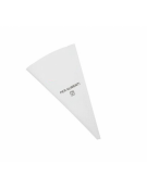 Sacchetto per decorare in cotone con rivestimento in plastica impermeabile, punta rinforzata, orlo e gancio - lunghezza cm 60