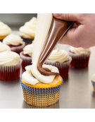 Sacchetto per decorare doppio in polietilene monouso - confezione da 75 pezzi - cm 45,5x30,5