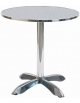 Tavolo tondo in alluminio diametro cm. 70 bar con gamba palo centrale cm H 74