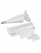 Sacchetto per decorare in poliestere extra resistente monouso - confezione da 100 pezzi  - lunghezza cm 46