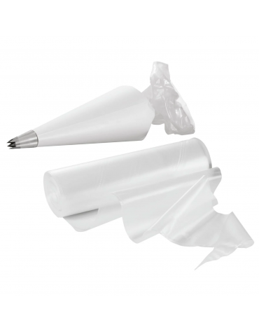 Sacchetto per decorare in poliestere extra resistente monouso - confezione da 100 pezzi  - lunghezza cm 55