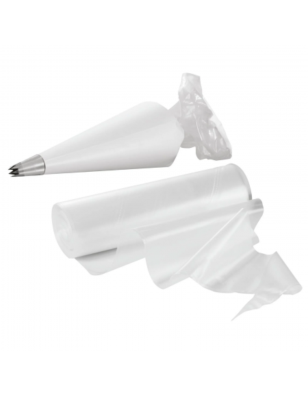 Sacchetto per decorare in poliestere extra resistente monouso - confezione da 100 pezzi  - lunghezza cm 55