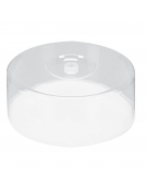 Cloche in policarbonato trasparente - diametro cm 30 - altezza cm 12