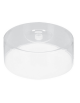 Cloche in policarbonato trasparente - diametro cm 30 - altezza cm 12