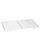Griglia di colaggio rettangolare con piedini in acciaio inox - cm 60x40x2,5h
