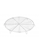 Griglia di raffreddamento rotonda in acciaio inox - diametro cm 26
