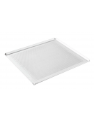 Teglia forata rettangolare in alluminio - cm 30x40x1h