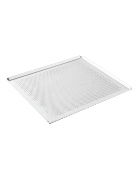 Teglia forata rettangolare in alluminio - cm 30x40x1h