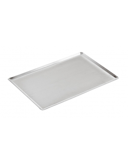Teglia forata GN 1/1 rettangolare in alluminio - cm 32,5x53x1h