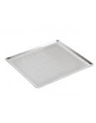 Teglia forata GN 2/1 rettangolare in alluminio - cm 53x65x1h