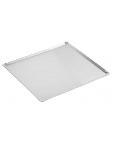 Teglia GN 2/1 rettangolare in alluminio - cm 53x65x1h